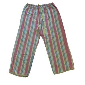 culorful‎ pijamas pants with stripes Size M
